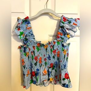 Hill house floral top